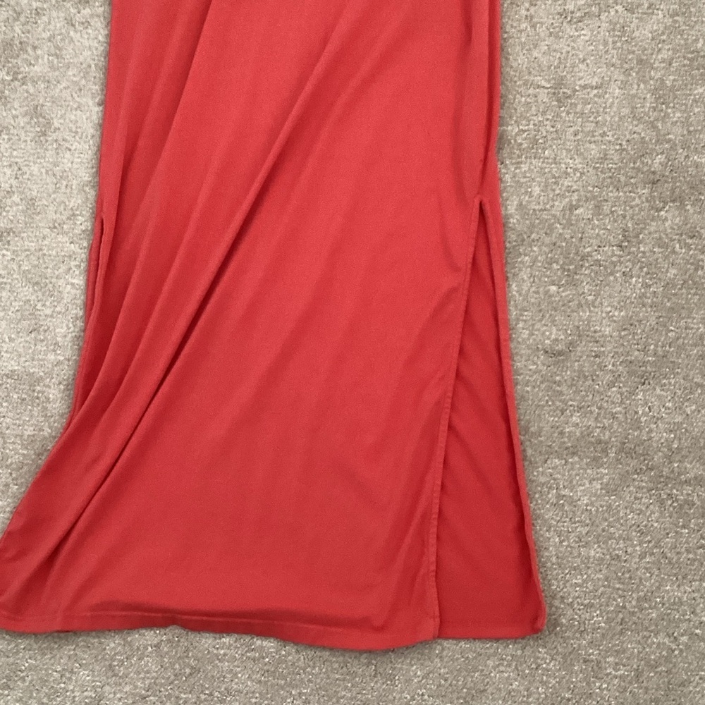 Marine Layer Coral Midi Dress small - Picture 5 of 6